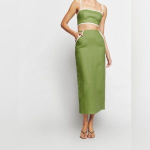NWT Reformation- Elena Two Piece
